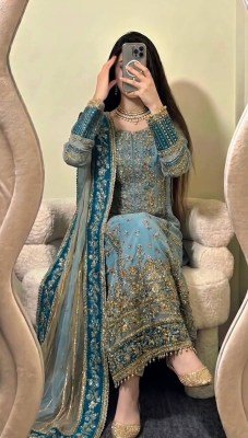 D.N. 3175 Fox Embroidered Kurti Pant with Dupatta readymade suit catalogs