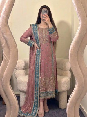 D.N. 3175 Fox Embroidered Kurti Pant with Dupatta readymade suit catalogs