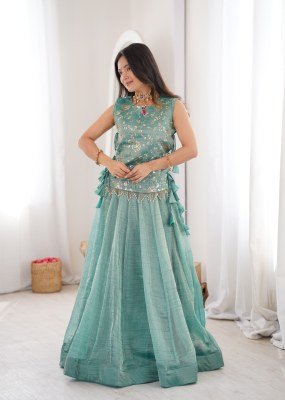 D.N. 7169 Fully Stitched Salsa Crush Lehenga Choli Set with Zari Sequins Koti lehenga choli catalogs