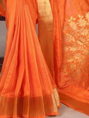 D.N. 7903 Raw Silk Saree with Unstitched Blouse sarees catalogs