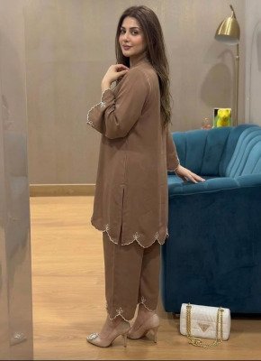 D.N. 895 Rania Cut Designer Kurti with Pant Chikankari Work kurtis catalogs