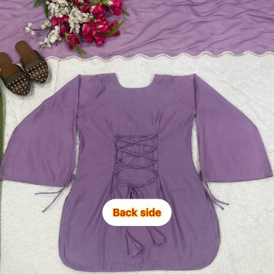 D.N. MD-3106 Mal Chanderi Cotton Kurti Balloon Pant Dupatta 3-Piece Set readymade suit catalogs