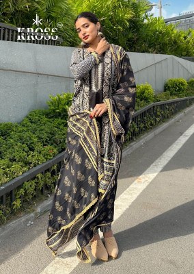 D NO KK 2011 A and B by Kross cotton printed dress material catalogue at low rate salwar kameez catalogs