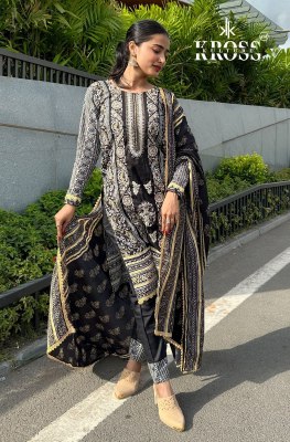 D NO KK 2011 A and B by Kross cotton printed dress material catalogue at low rate salwar kameez catalogs