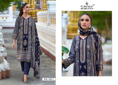D NO KK 2011 A and B by Kross cotton printed dress material catalogue at low rate salwar kameez catalogs