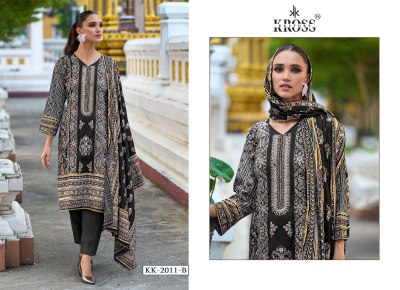 D NO KK 2011 A and B by Kross cotton printed dress material catalogue at low rate salwar kameez catalogs