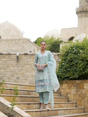 D No 1242 to 1246 by Amara fashion Bamberg silk embroidered readymade suit catalogue   readymade suit catalogs