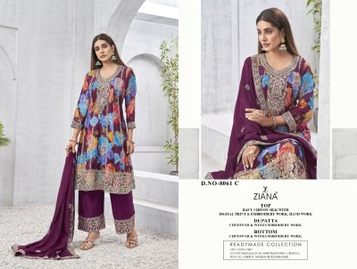 D No 8061 by Zaina Awesome embroidered readymade suit catalogue at amaviexpo Amavi