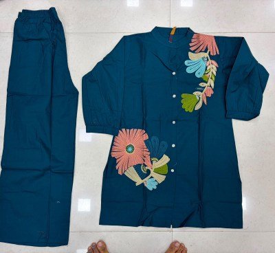 D No  855 Cotton Daboo Heavy Side Work Co Ord Set co ord set catalogs