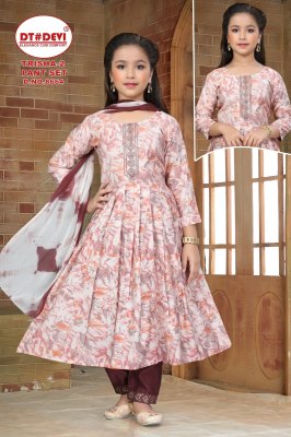 D No 8657 by Tanishi vetican printed flared exclusive kurti pant and dupatta catalogue readymade suit catalogs