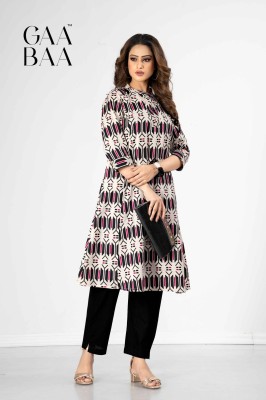 D No 908 by Gaabaa Cotton Flex Print Co-ord set With Stitching Pattern in amaviexpo kurtis catalogs