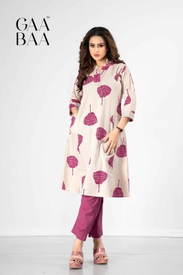 D No 908 by Gaabaa Cotton Flex Print Co-ord set With Stitching Pattern in amaviexpo kurtis catalogs