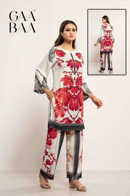 D No 918 by Gaabaa Gaji Silk Digital Printed Co-ord Set with low price wholesale catalogs