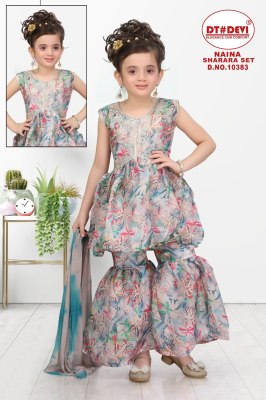 D no 10383 by Naina Fancy printed Girls Sharara suit catalogue at amaviexpo fancy sharara suit Catalogs