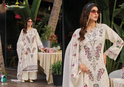 DEEPSY SUITS ELAF Premium-13 Luxury Lawn Pure Cotton Embroidered 3-Piece Dress Material dress material catalogs