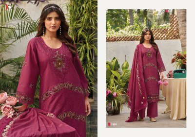 DEEPSY SUITS ELAF Premium-13 Luxury Lawn Pure Cotton Embroidered 3-Piece Dress Material dress material catalogs