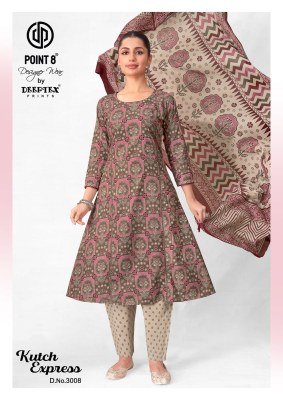 DEEPTEX KUTCH EXPRESS VOL-3 Pure Cotton Kurti  Palazzo Dupatta Fancy Palazzo suit catalogue