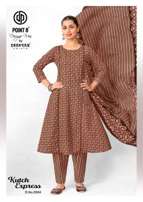 DEEPTEX KUTCH EXPRESS VOL-3 Pure Cotton Kurti  Palazzo Dupatta Fancy Palazzo suit catalogue