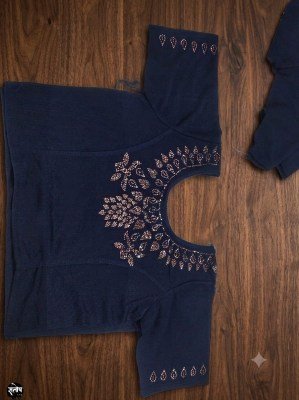 DES ST-09 Readymade Blouse with Heavy DMC Diamond Work blouse