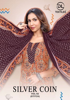 DL Silver Coin Vol 2 Kurti Pant With Dupatta Wholesale Sale  