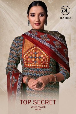 DL Top secret vol 1 pure cotton printed readymade suit catalogue  Amavi