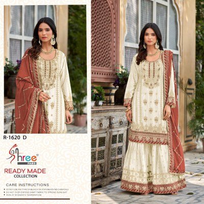 DN 1620 by Shree Fab Chinon work Fancy Sahrara suit collection at affordable rate  fancy sharara suit Catalogs
