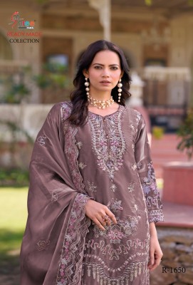 DN 1650 ABCD by Shree Fab Embroidered designer readymade suit catalogue at affordable rate Shree fab