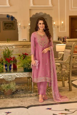 DN 50174  3-Piece Suit with Dupatta and Santoon Pant 