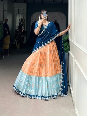 DN2024ONG Zari Kota Lehenga Choli with Vichitra Silk Dupatta lehenga choli