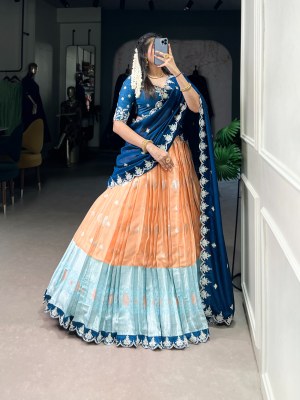 DN2024ONG Zari Kota Lehenga Choli with Vichitra Silk Dupatta lehenga choli
