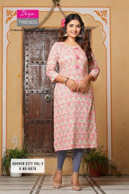DNO 8056 To 8079 by Diya trends reyon printed elegant kurti catalogue  kurtis catalogs