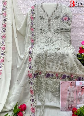 DNo B98 EH by Bilqis Fox Georgette Embroidered Pakistani suit collection with low price pakistani suit catalogs