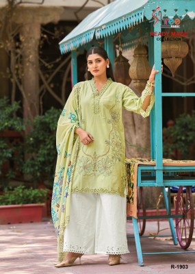 DNo by 1903 by Shree fab Specially boring work top with bottom dupatta set at affordable rate  pakistani suit catalogs