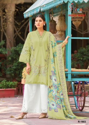 DNo by 1903 by Shree fab Specially boring work top with bottom dupatta set at affordable rate  pakistani suit catalogs