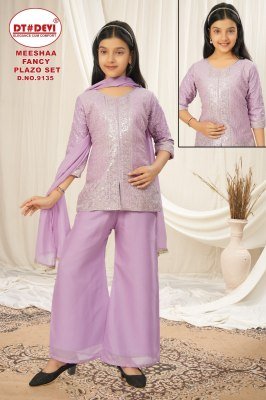 DT Devi D No  9135 Meeshaa Exclusive  Star Gorjet Embroidered Top Palazzo Set with Dupatta Wholesale kurtis catalogs