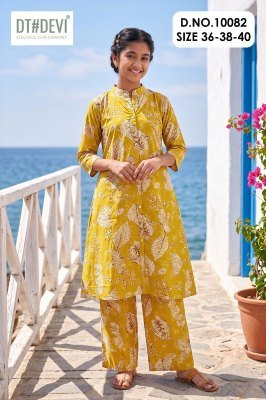 DT Devi Mablaa-6 Rayon Printed Co-Ord Set Collection co ord set catalogs