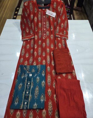 DVEEJA FASHION SENORITA Berline Print 3-Piece Suit with Dupatta 