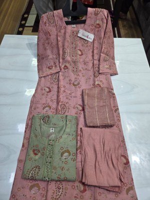DVEEJA FASHION SENORITA Berline Print 3-Piece Suit with Dupatta Size wise Combo Set