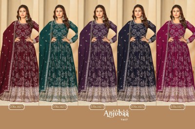 Dani by Anjubaa vol 27 exclusive designer faux georgette Pakistani suit catalogue at affordable rate pakistani suit catalogs