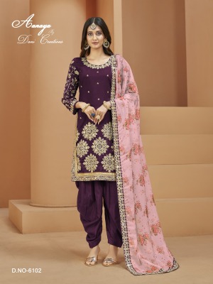 Dani creation aanaya vol 161 art silk fancy suit bottom aith dupatta catalogue at wholesale price salwar kameez catalogs