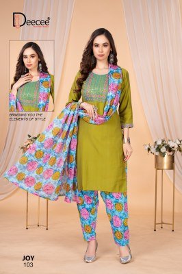 Dee Cee Joy Vatican Embroidered Patiala Suit Set  Computer Embroidery Neck And Border  Cotton Print Patiala And Dupatta Wholesale kurtis catalogs