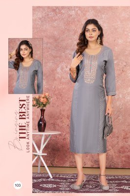 Deecee Eesha Roman Silk Screen Print Straight Kurti with Inner And Computer Embroidery Yoke Wholesale kurtis catalogs