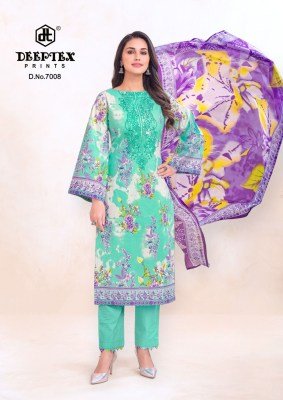 Deepex Roohi Zaara Vol 7 Pure Cotton Lawn Poplin Unstitched Salwar Suit Dress Material Wholesale dress material catalogs