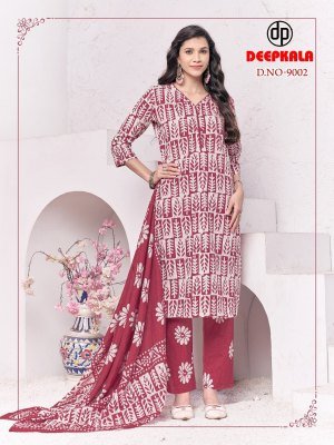 Deepkala Batik Special Vol 9 Kurti Pant With Dupatta readymade suit catalogs