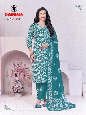 Deepkala Batik Special Vol 9 Kurti Pant With Dupatta readymade suit catalogs