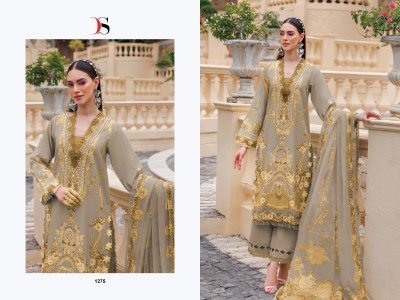 Deepsy Jade Urban Lawn 25 4 Unstitched Heavy Embroidered Cotton Lawn Suit with Digital Chiffon Dupatta Wholesale dress material catalogs