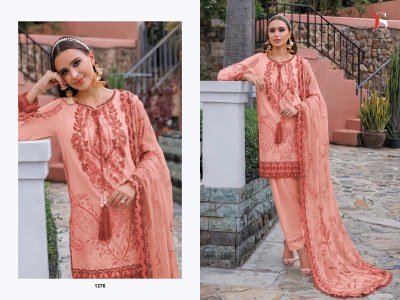 Deepsy Jade Urban Lawn 25 4 Unstitched Heavy Embroidered Cotton Lawn Suit with Digital Chiffon Dupatta Wholesale dress material catalogs