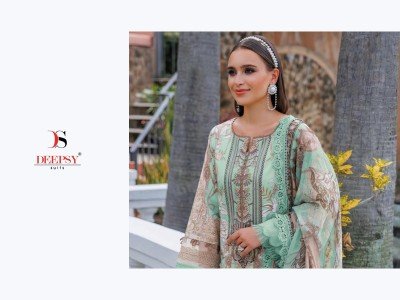 Deepsy Jade Urban Lawn 25 4 Unstitched Heavy Embroidered Cotton Lawn Suit with Digital Chiffon Dupatta Wholesale dress material catalogs