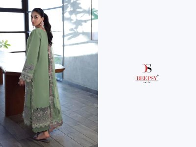 Deepsy Suits Elan Lawn 4 Embroidered Unstitched Cotton Set with Digital Print Dupatta Wholesale dress material catalogs