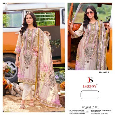 Deepsy Suits M 1038 Abc Viscose Muslin Digital Stitched Rayon Dress Material Wholesale dress material catalogs